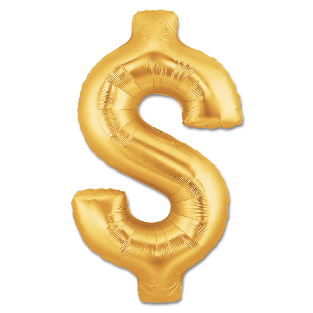 (image for) $ Dollar Sign Foil Supershape - Gold - Click Image to Close